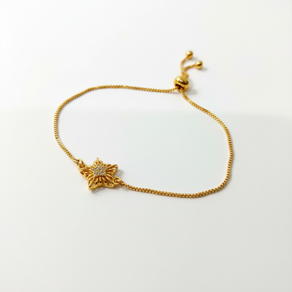 Enhanced Gold Star Bracelet Product Photo