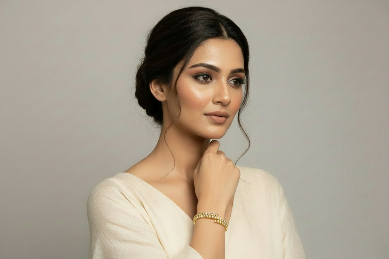 Gold Crystal Bracelet